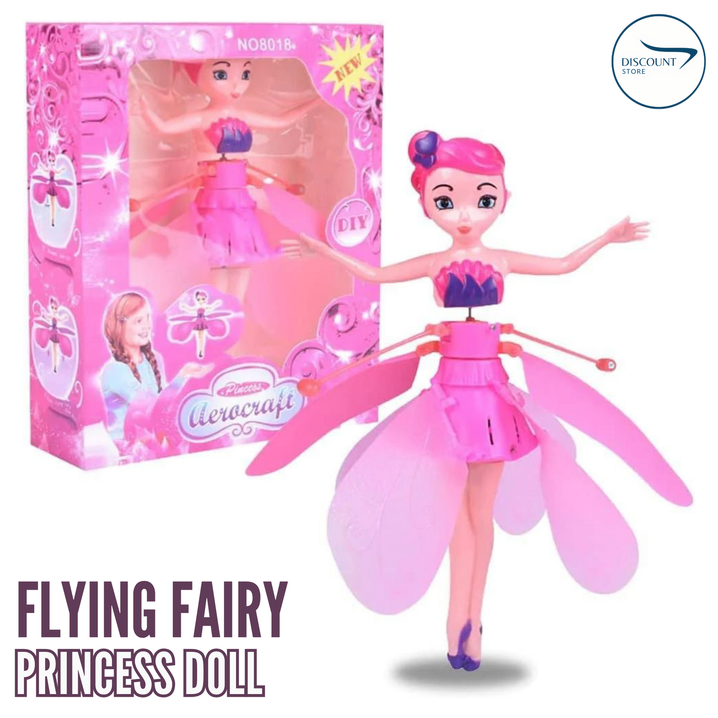 Magic Flying Fairy Princess Doll - (FREE Delivery)