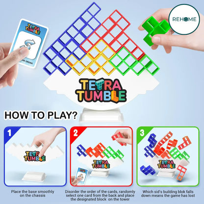 Tetra Tower Balancing Game