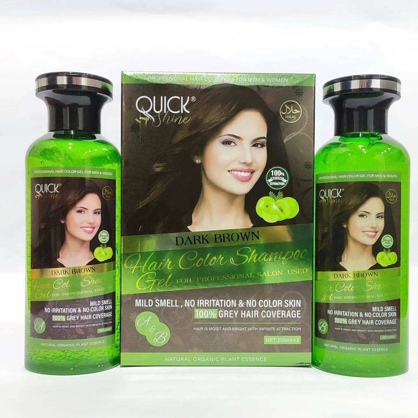 Quick Shine Hair Colour Gel For Men And Women