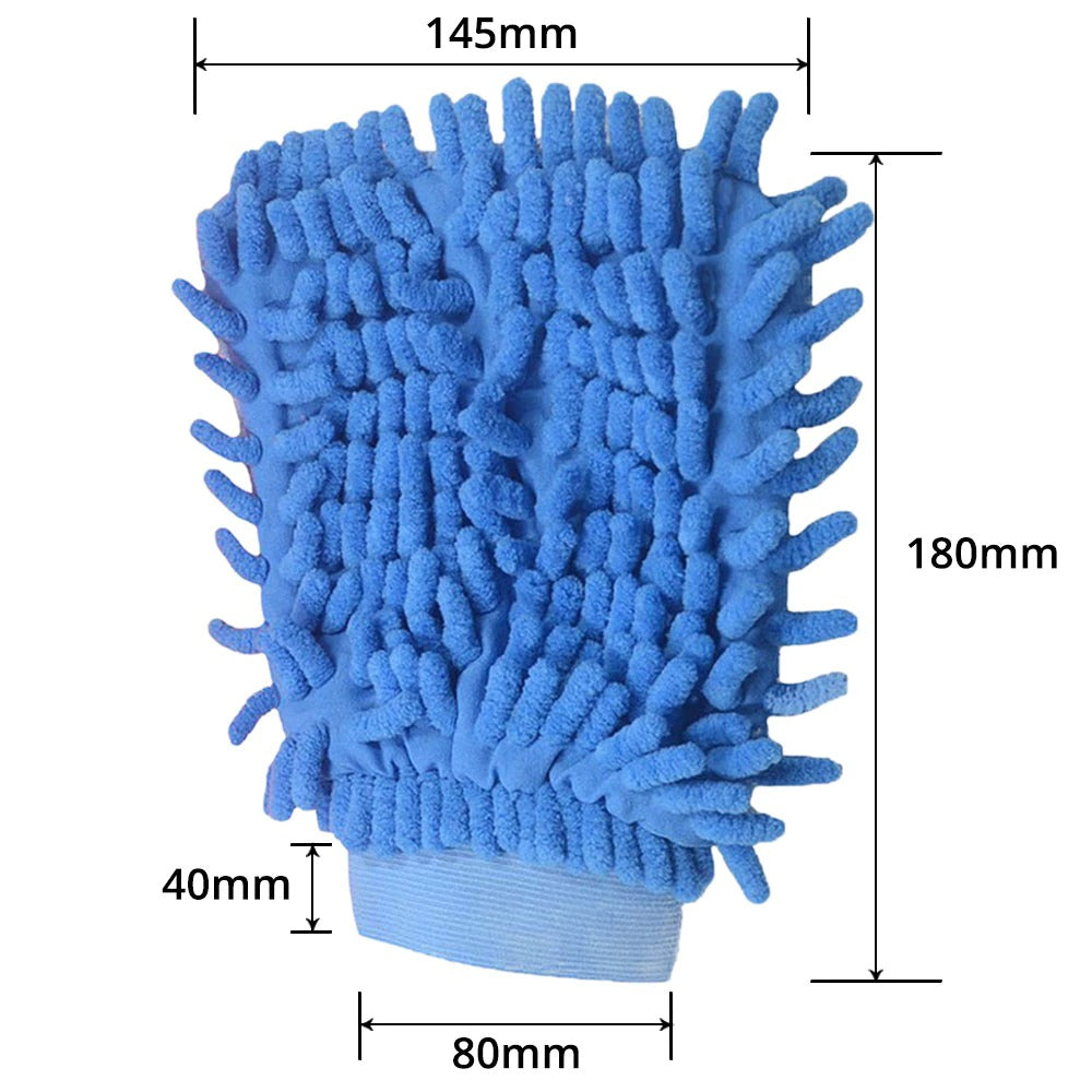 Microfiber Chenille Double Sided Cleaning Glove
