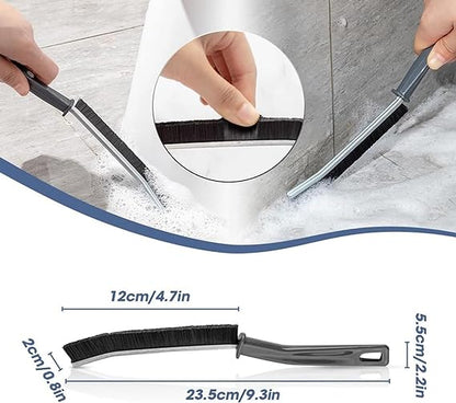 Window Brush for Home Window Gap - (BLACK)