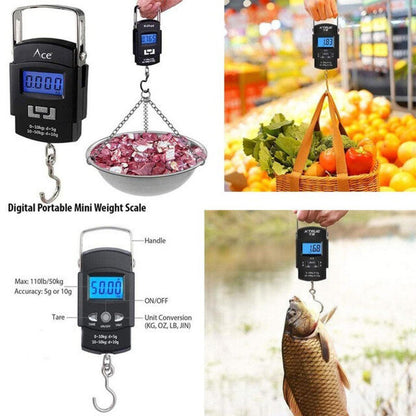 Imported Portable Electronic Digital Weight Scale Hook