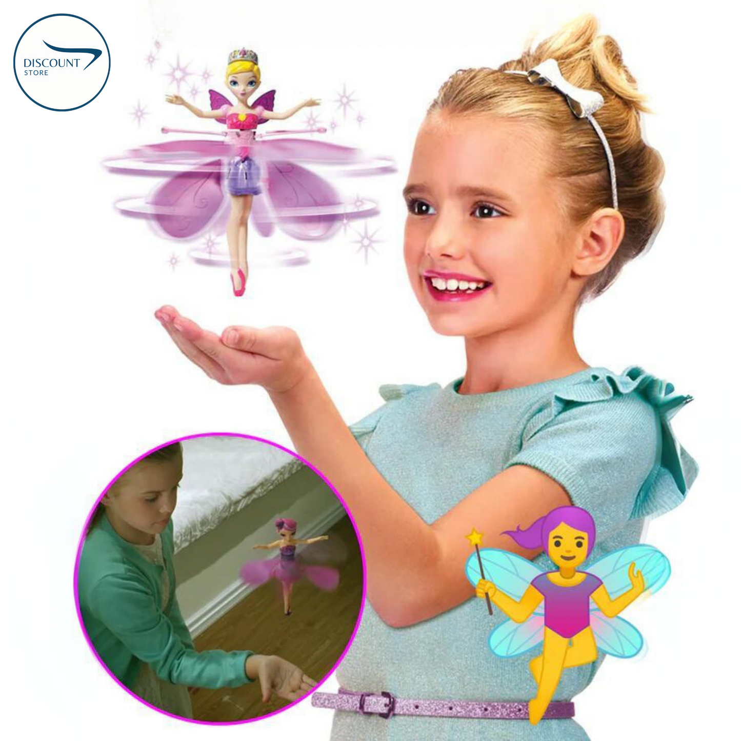 Magic Flying Fairy Princess Doll - (FREE Delivery)