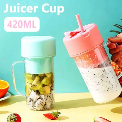 Rechargeable Straw Mini Portable Juicer Blender