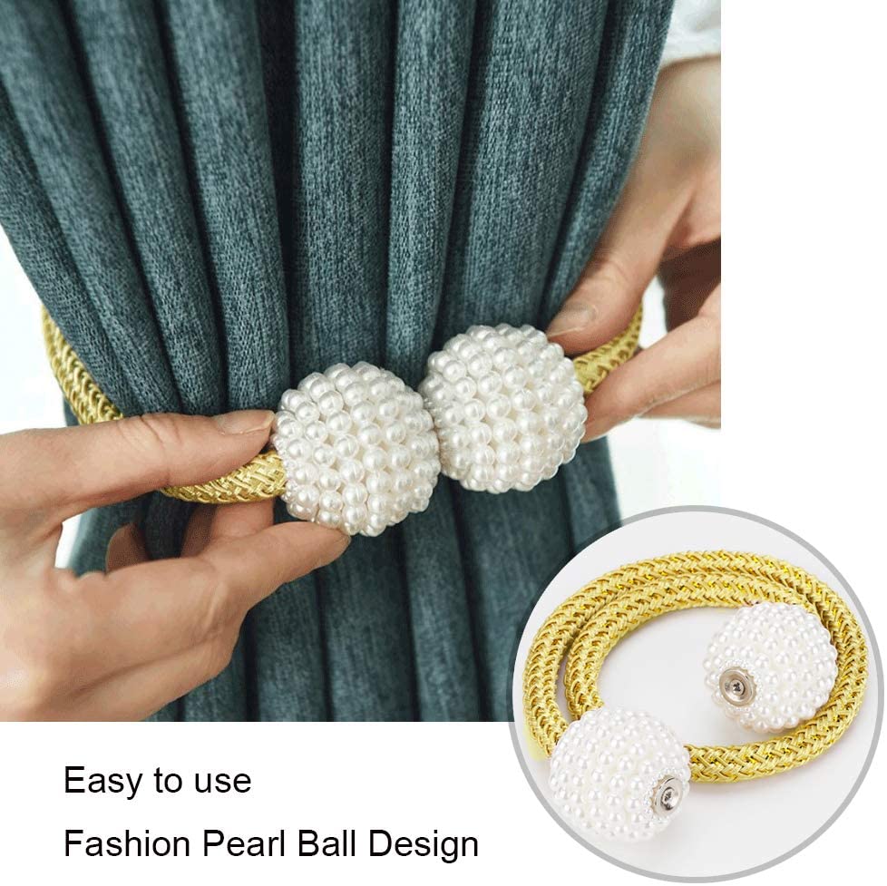 Pack of 2 Magnetic Curtain Holder
