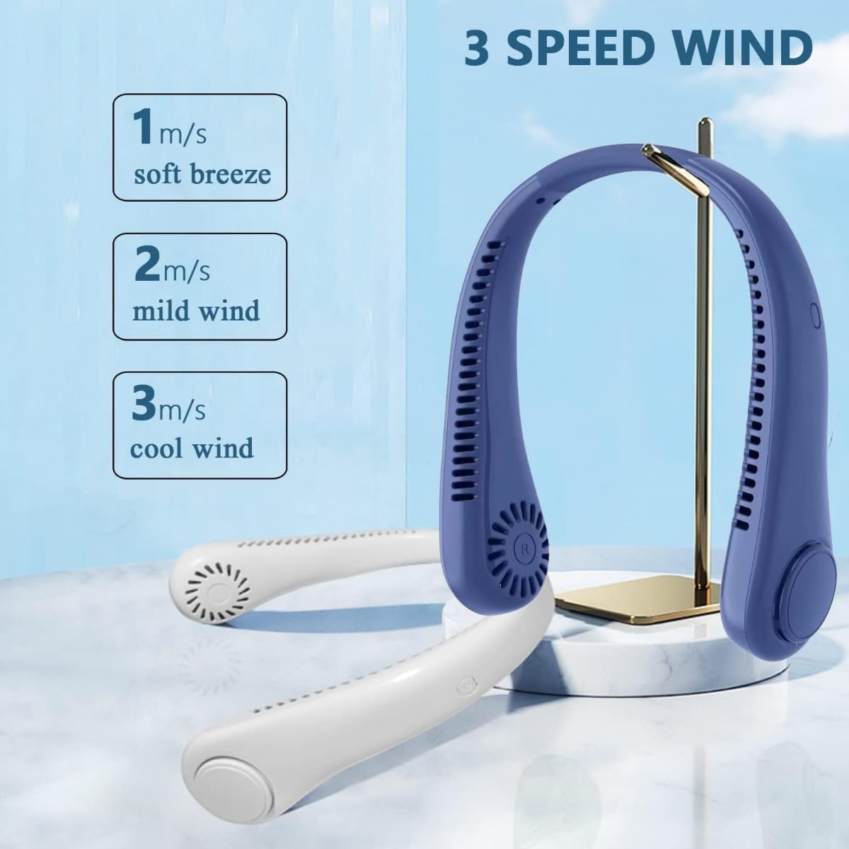 Portable Hanging Neck Fan - (IMPORTED)