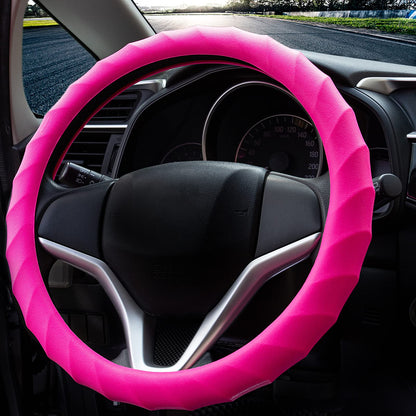 Anti-Slip Car Steering Wheel Protector (RANDOM COLOR)