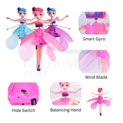 Magic Flying Fairy Princess Doll - (FREE Delivery)