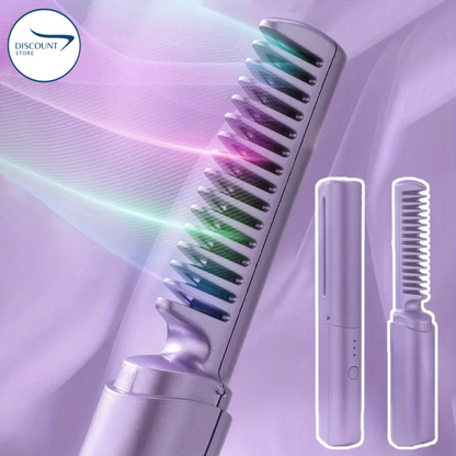 Wireless 2 in 1 Professional Hair Straightener Comb - (FREE Delivery)
