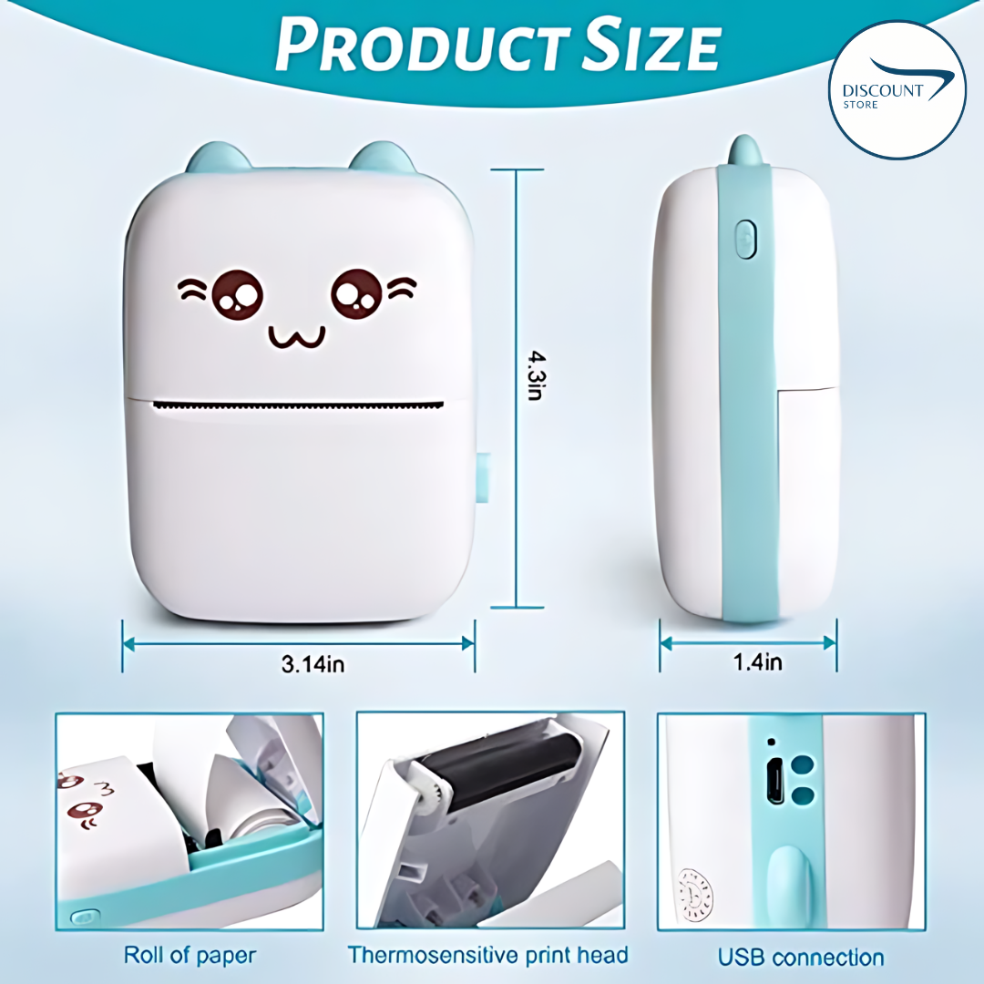 Mini Portable Thermal Printer