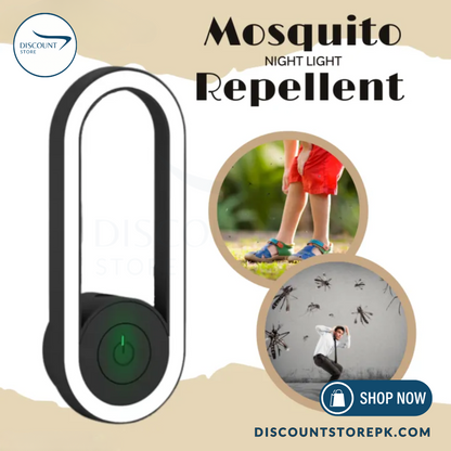 Ultrasonic Mosquito Killer with LED Light - (FREE Delivery)