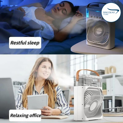 3 in 1 Portable Mist Spray Air Cooler & Conditioner