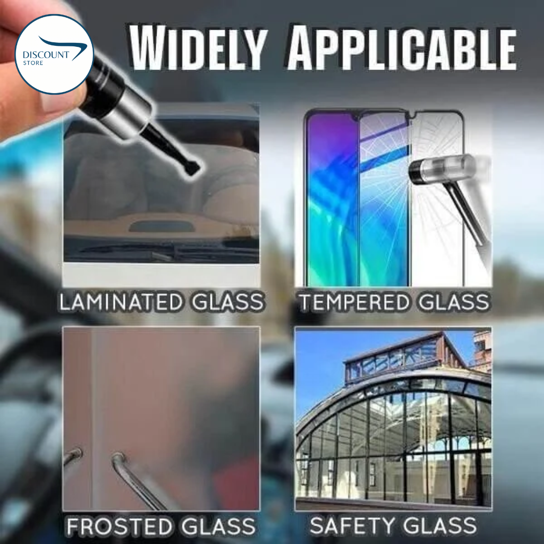 Cracked Glass Nano Fluid Repair Kit - (BUY 1 GET 1 FREE)