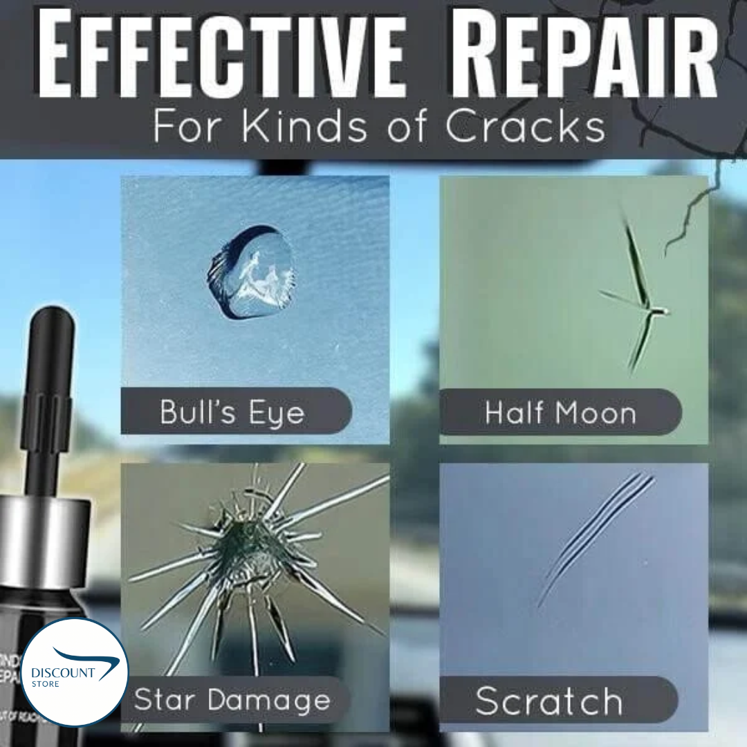 Cracked Glass Nano Fluid Repair Kit - (BUY 1 GET 1 FREE)