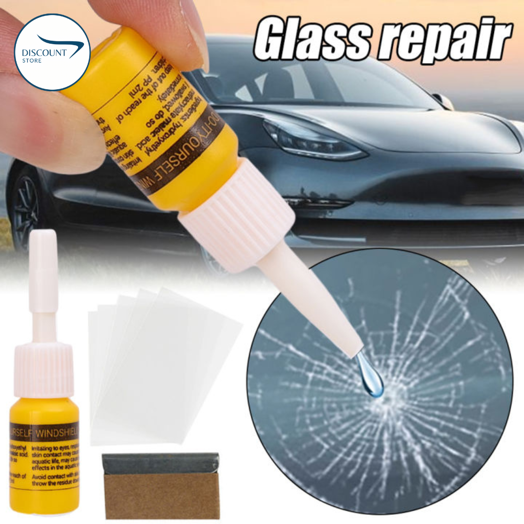 Cracked Glass Nano Fluid Repair Kit - (BUY 1 GET 1 FREE)
