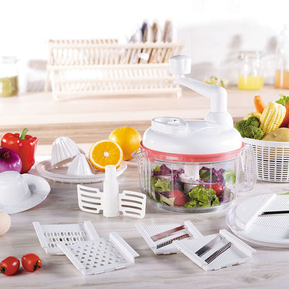 8 in 1 Manual Food Processor Chopper