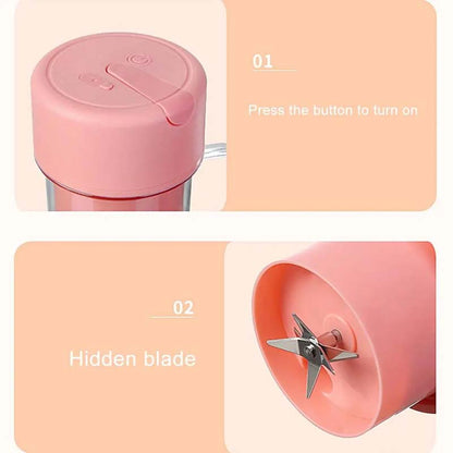 Portable Juicer Cup Blender Straw Juicer