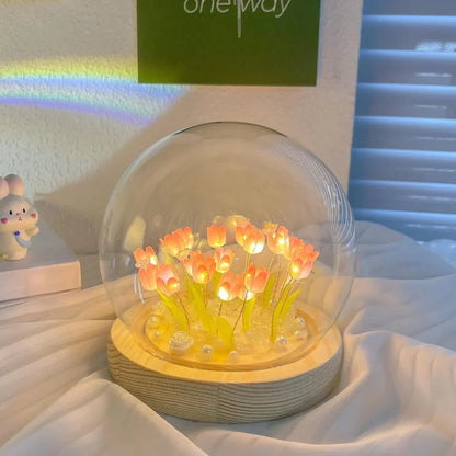 LED Acrylic Tulip Night Light DIY