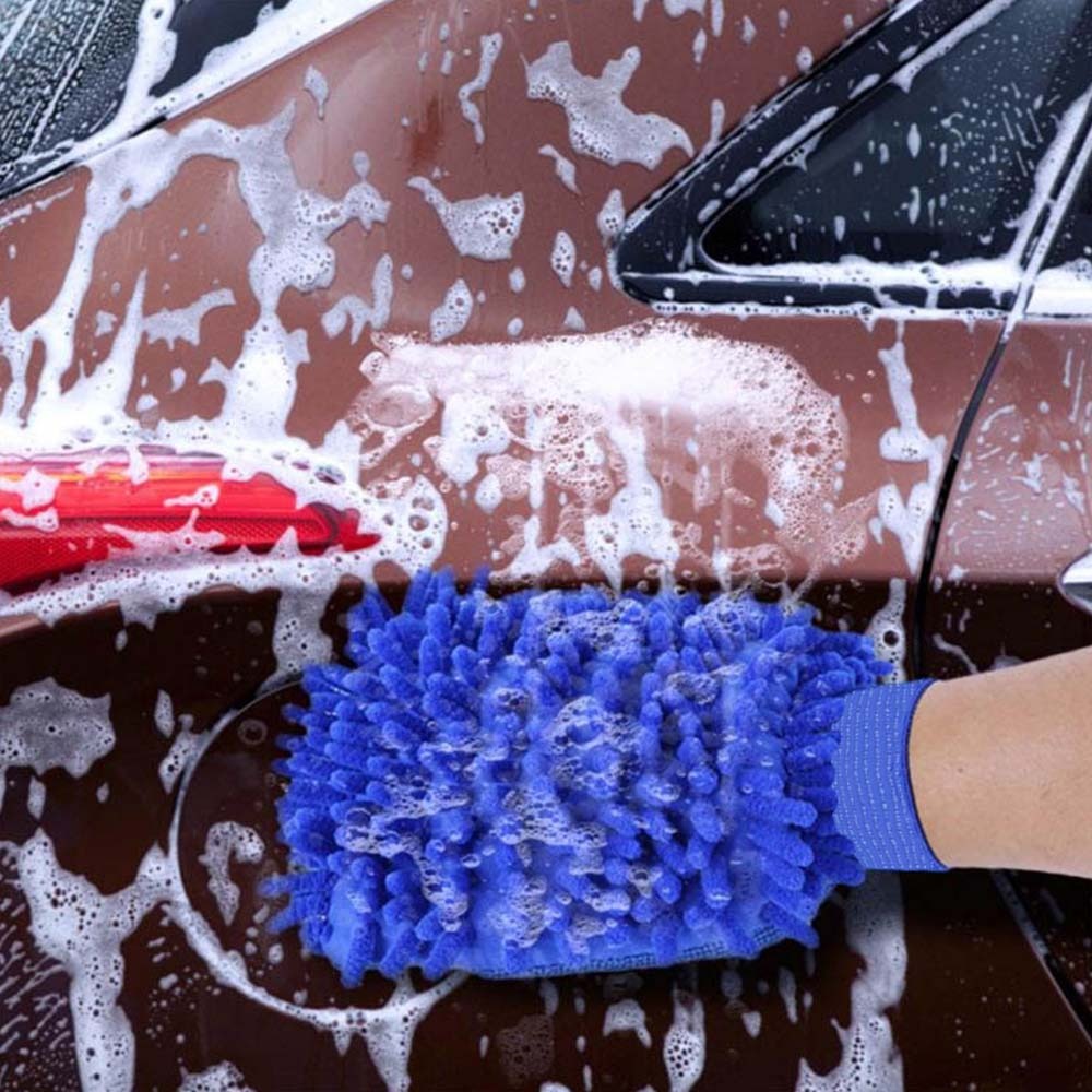 Microfiber Chenille Double Sided Cleaning Glove