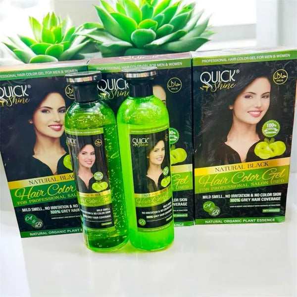 Quick Shine Hair Colour Gel For Men And Women