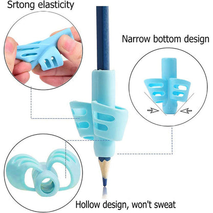 Pencil Grips - Children Pen Writing Aid Grip Set Posture Correction Tool